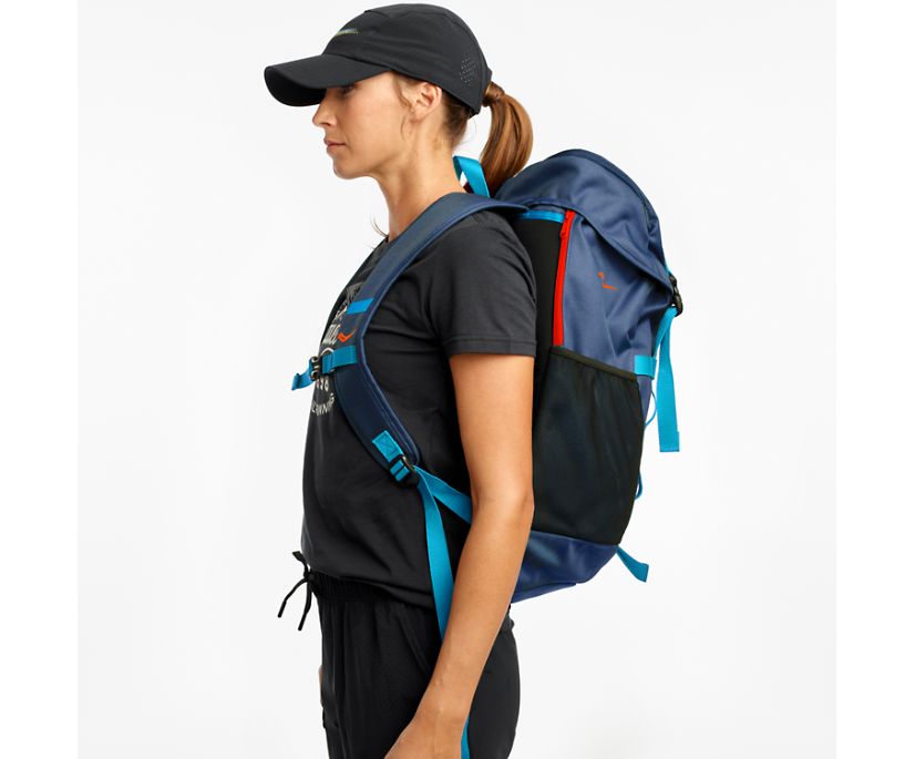 Saucony Overhaul Backpack Muške Torbe i ruksači Sive Plave | NF3E2V5U