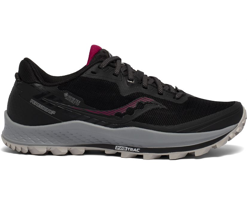 Saucony Peregrine 11 GTX Ženske Tenisiće Crne Crvene | 0CGSRPWI