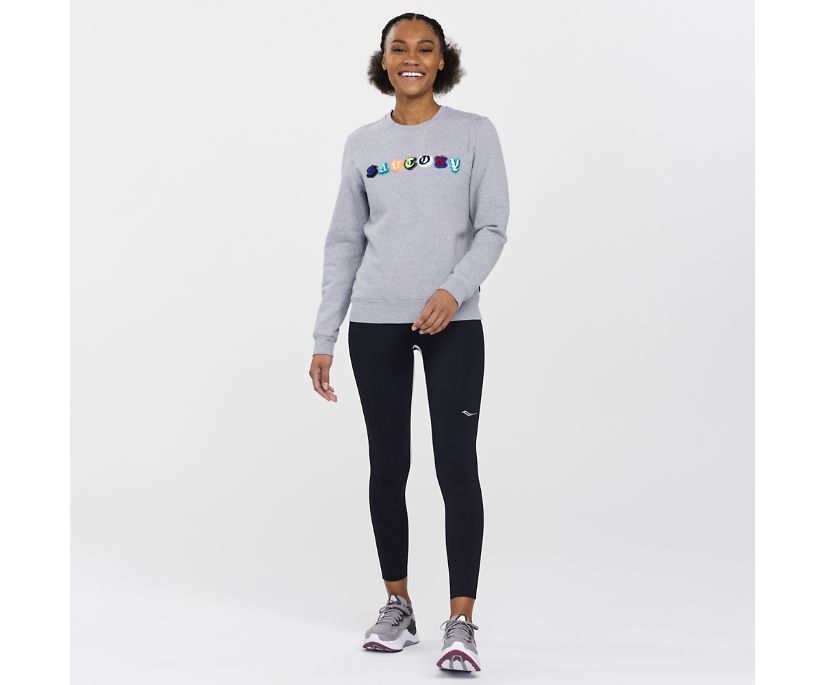 Saucony Rested Crewneck Ženske Tops Svijetlo Sive | 6IEI6ESG