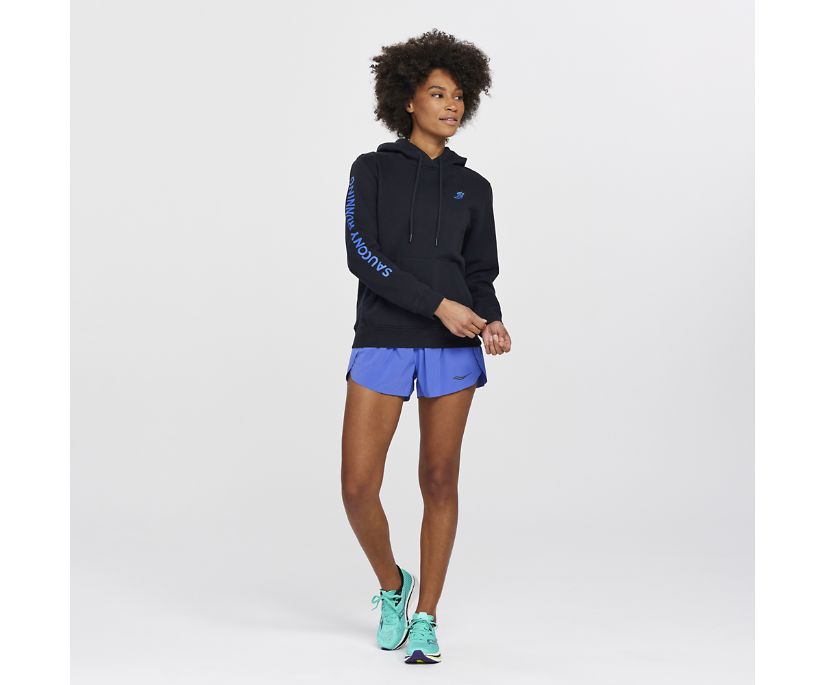 Saucony Rested Hoodie Ženske Tops Crne | C4S4Y7M9