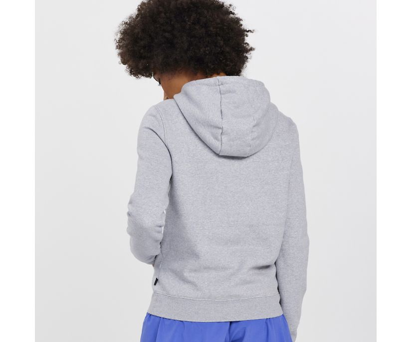 Saucony Rested Hoodie Ženske Tops Svijetlo Sive | R8AFD8LW