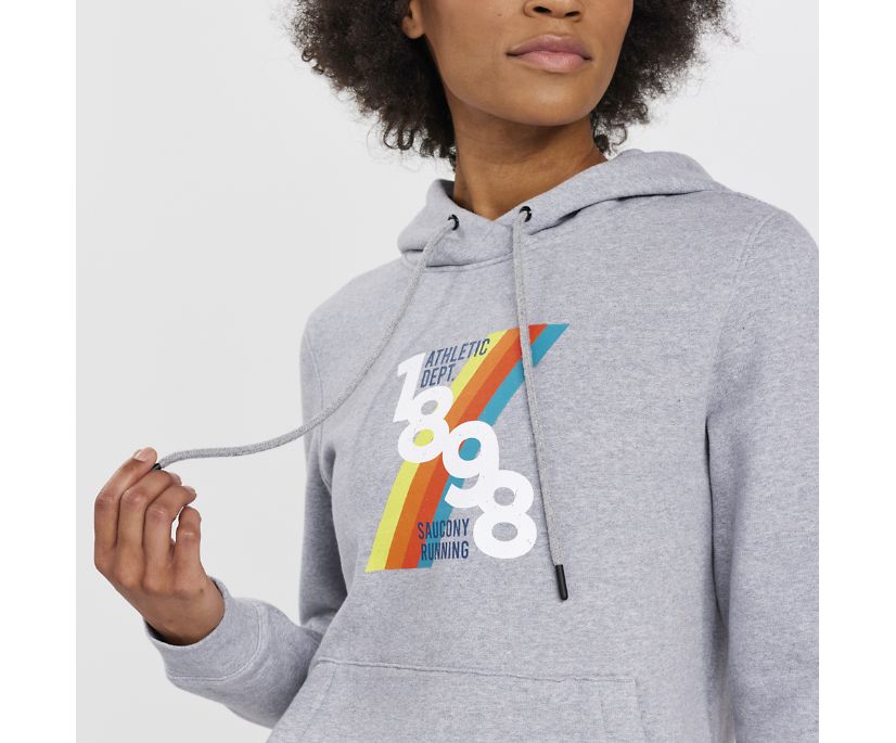 Saucony Rested Hoodie Ženske Tops Svijetlo Sive | R8AFD8LW