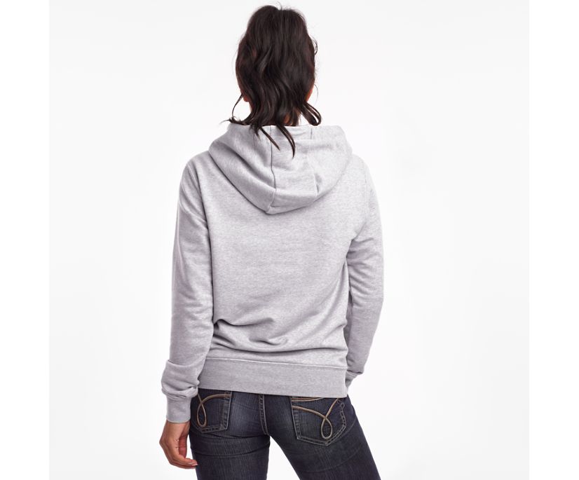 Saucony Rested Hoodie Ženske Tops Svijetlo Sive | UM8TT2F4