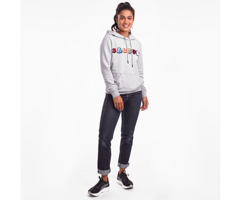 Saucony Rested Hoodie Ženske Tops Svijetlo Sive | UM8TT2F4