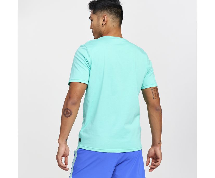 Saucony Rested T-Shirt Muške Tops Menta | QNWJLVB6