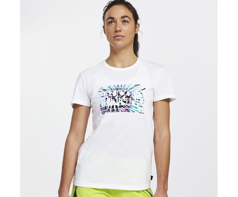 Saucony Rested T-Shirt Ženske Tops Bijele | U0KYTO5F