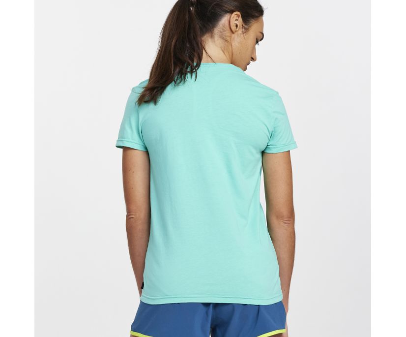 Saucony Rested T-Shirt Ženske Tops Menta | AOZQS8YI