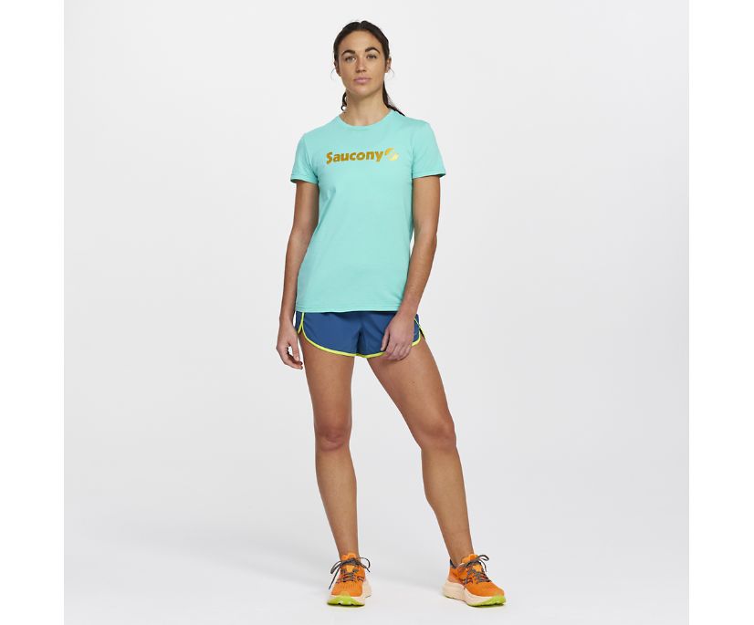 Saucony Rested T-Shirt Ženske Tops Menta | AOZQS8YI