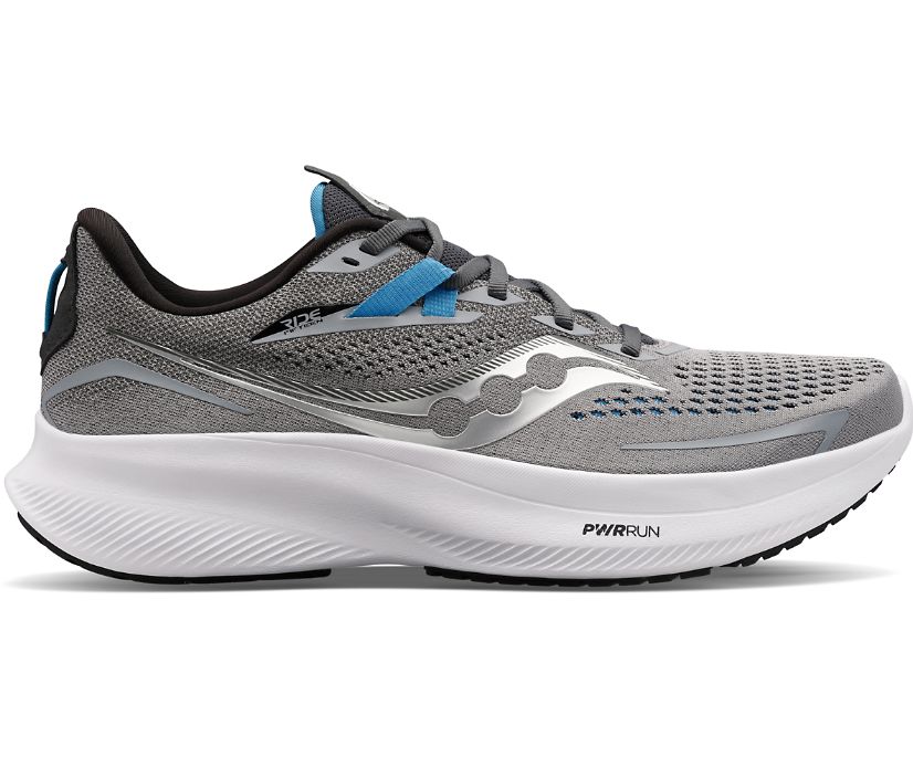 Saucony Ride 15 Wide Muške Cipele Sive Plave | MWIMESOH