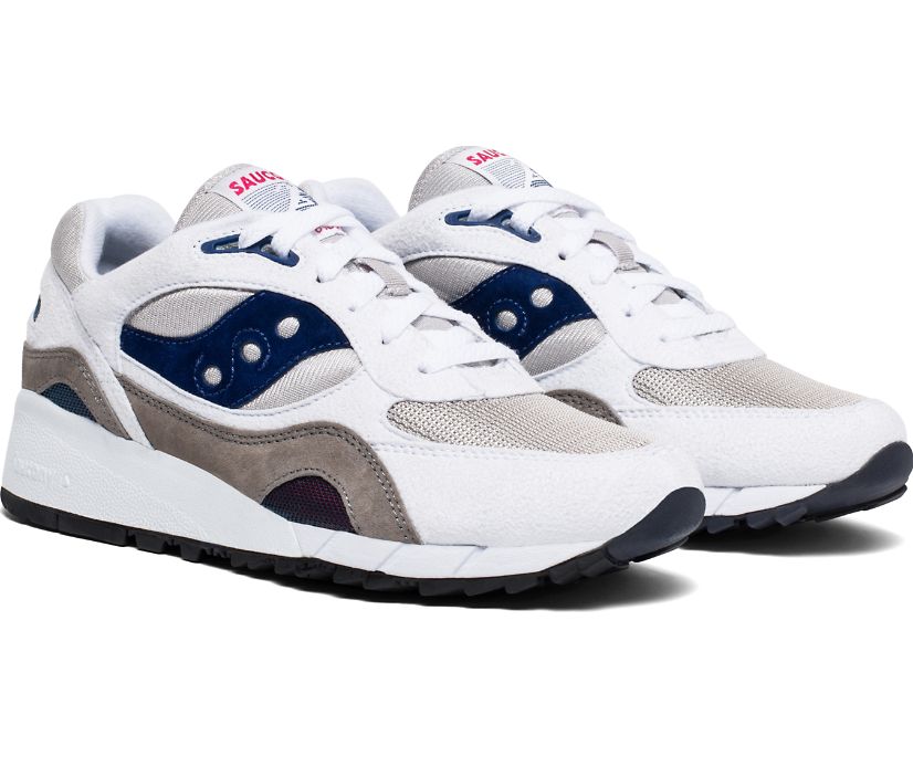 Saucony Shadow 6000 Muške Cipele Bijele Sive Tamnoplave | TKIBOINZ