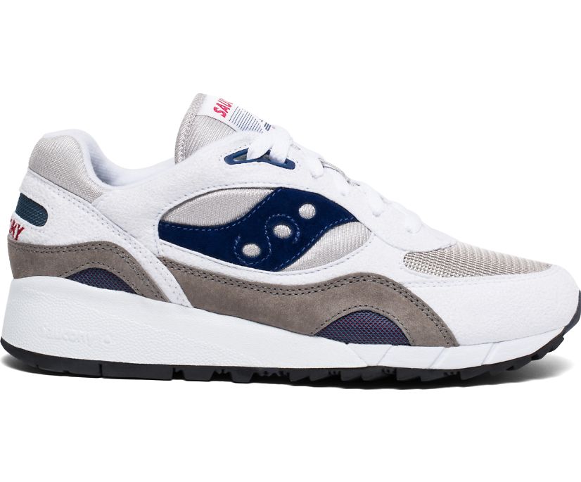 Saucony Shadow 6000 Ženske Cipele Bijele Sive Tamnoplave | 5E4BKBPN