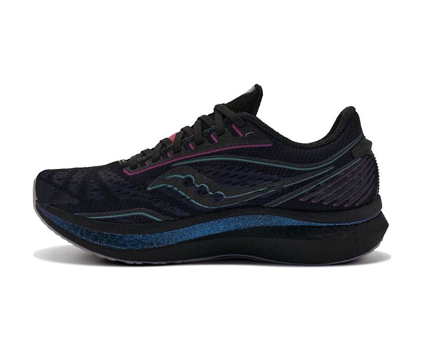 Saucony Shanghai Endorphin Speed Ženske Tenisiće Crne Ljubičaste | U7SXF1PN