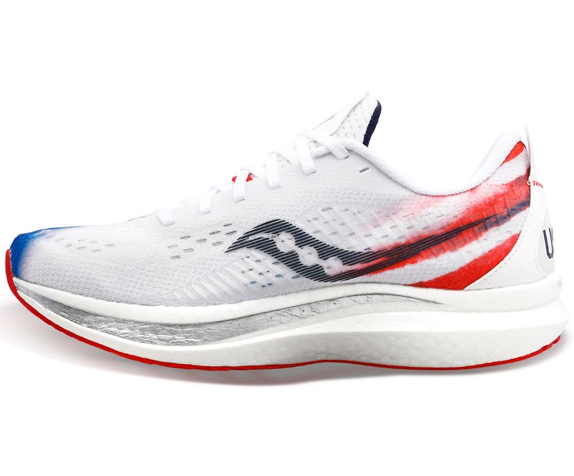 Saucony Stars & Stripes Endorphin Speed 2 Muške Tenisiće Crvene Bijele Plave | 9RLR4HEC