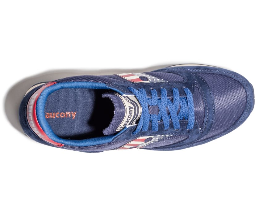 Saucony Stars & Stripes Jazz 81 Muške Cipele Crvene Bijele Plave | CBDGLF0X