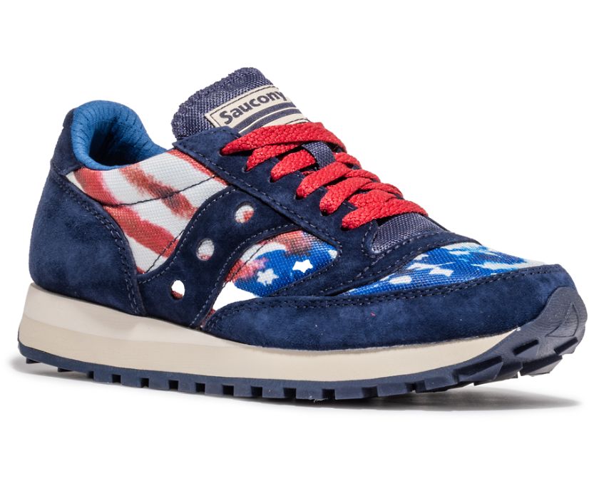 Saucony Stars & Stripes Jazz 81 Ženske Cipele Crvene Bijele Plave | ELRL47C6