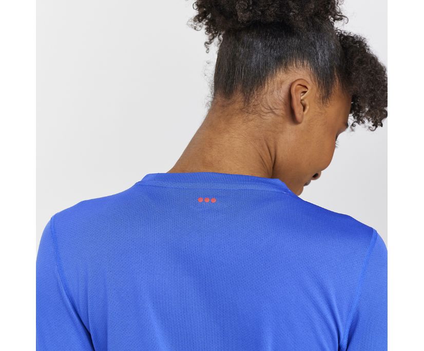 Saucony Stopwatch Long Sleeve Ženske Tops Plave | XTIUWKLM