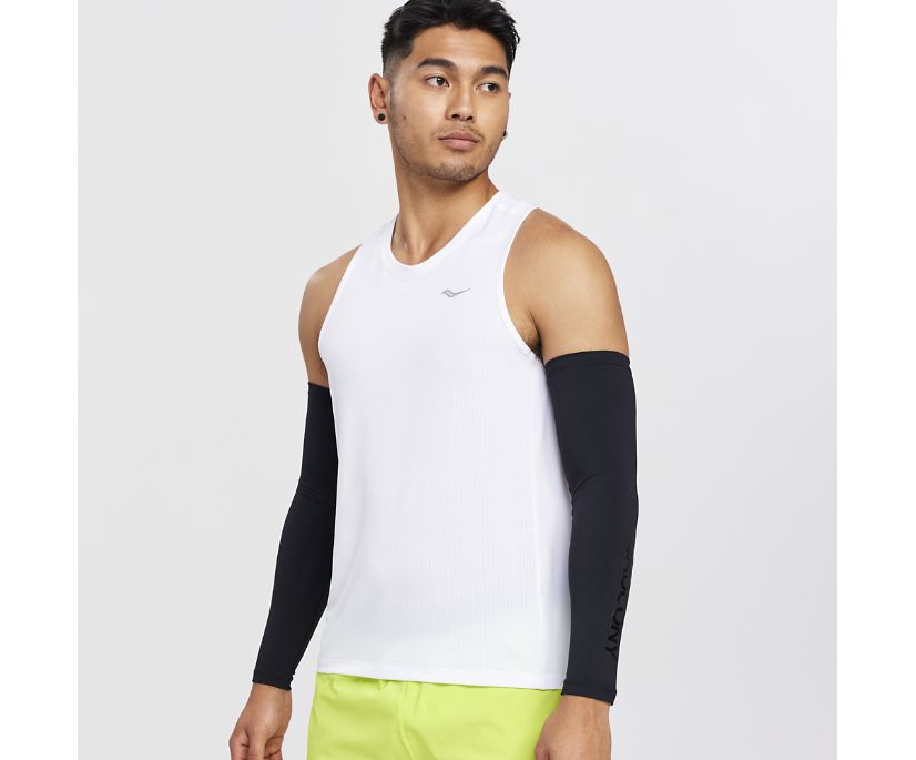 Saucony Stopwatch Singlet Muške Tops Bijele | ZTQWS33Z