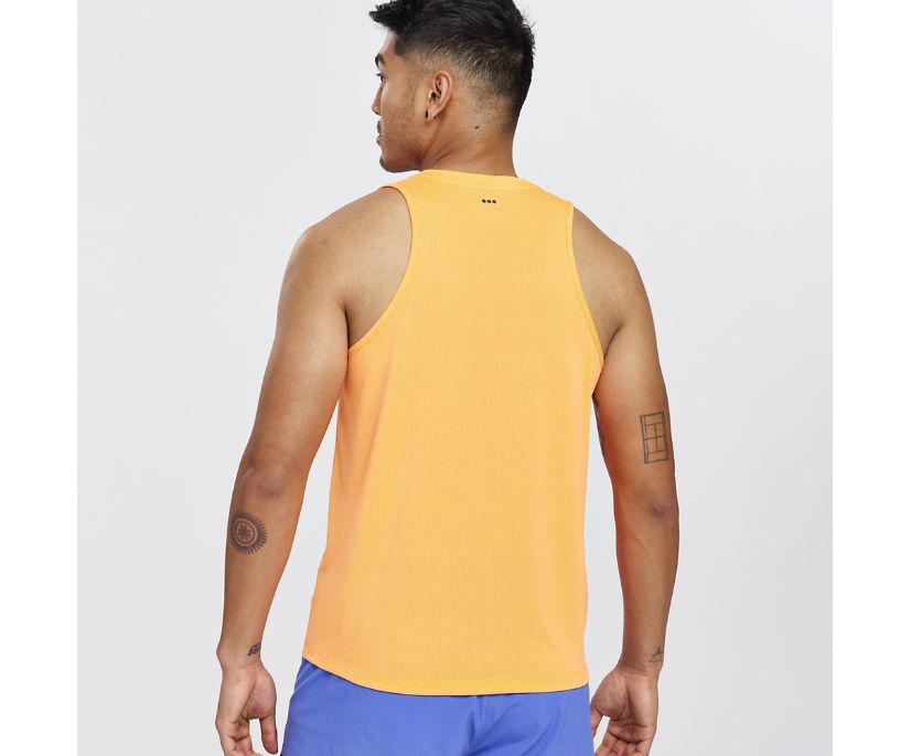 Saucony Stopwatch Singlet Muške Tops Narančaste | G58M7MJ1