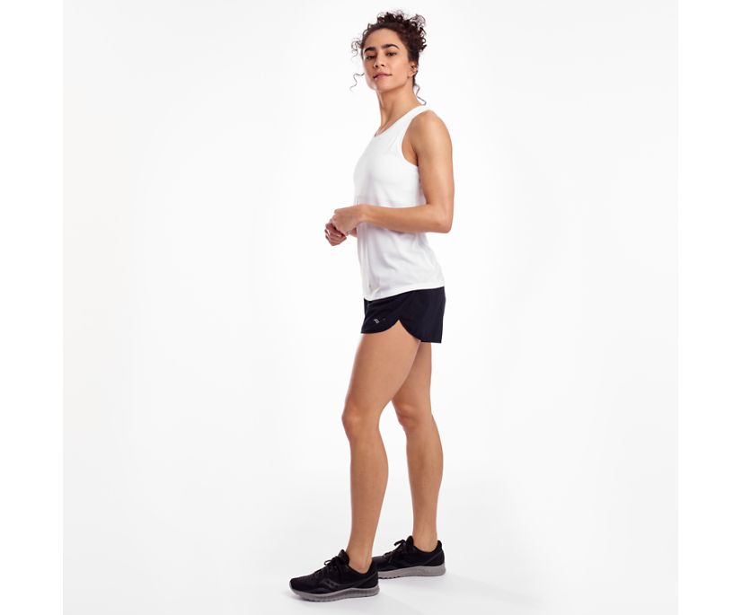 Saucony Stopwatch Singlet Ženske Tops Bijele | 0JH7V3L3