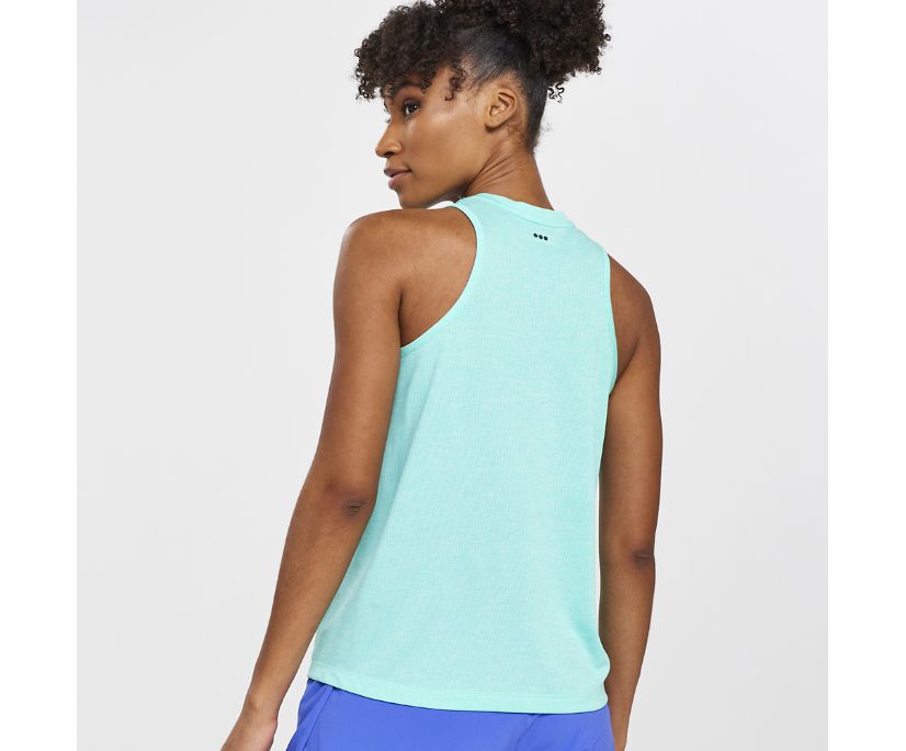 Saucony Stopwatch Singlet Ženske Tops Menta | S7FN83GT