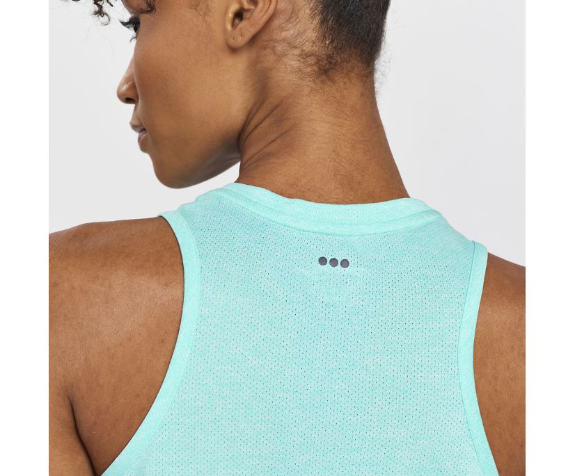 Saucony Stopwatch Singlet Ženske Tops Menta | S7FN83GT