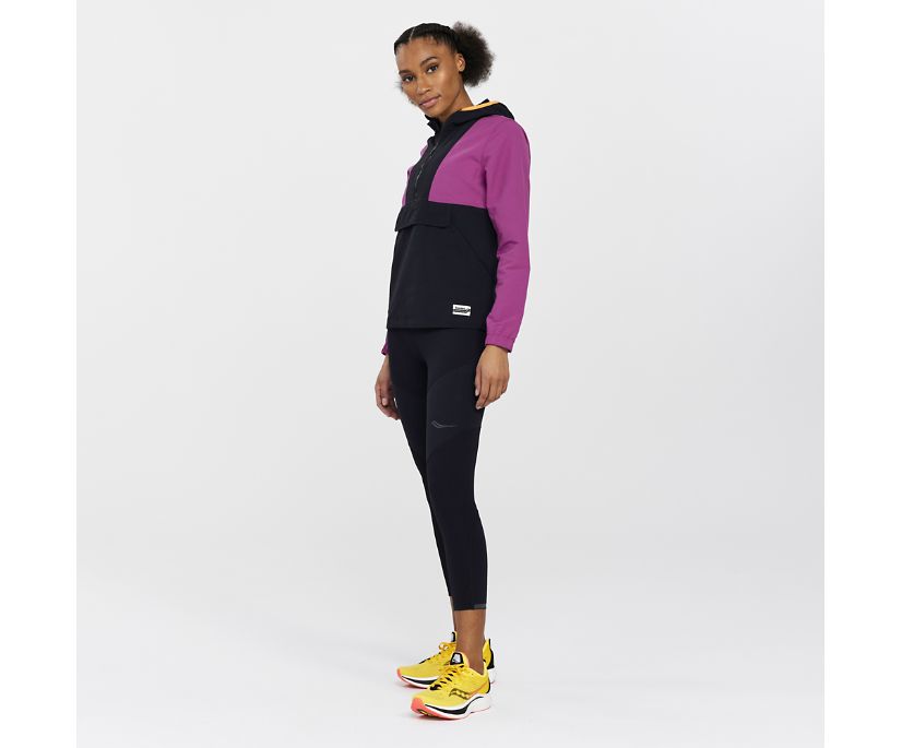 Saucony Time Trial Crop Tight Ženske Hlače Crne | USJI5CQB