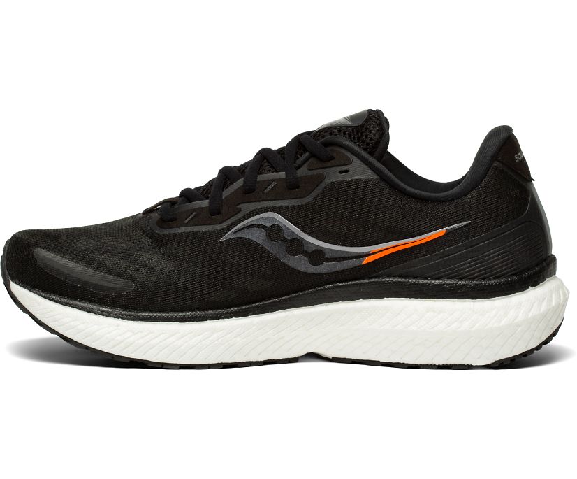 Saucony Triumph 19 Muške Cipele Za Hodanje Crne Bijele | C12V93S9