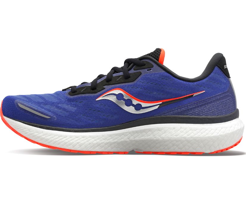 Saucony Triumph 19 Muške Cipele Za Hodanje Plave Crvene | G654VF6D