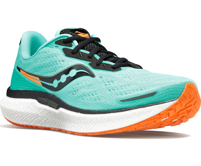 Saucony Triumph 19 Muške Cipele Za Hodanje Menta Narančaste | W2ZWMBAG