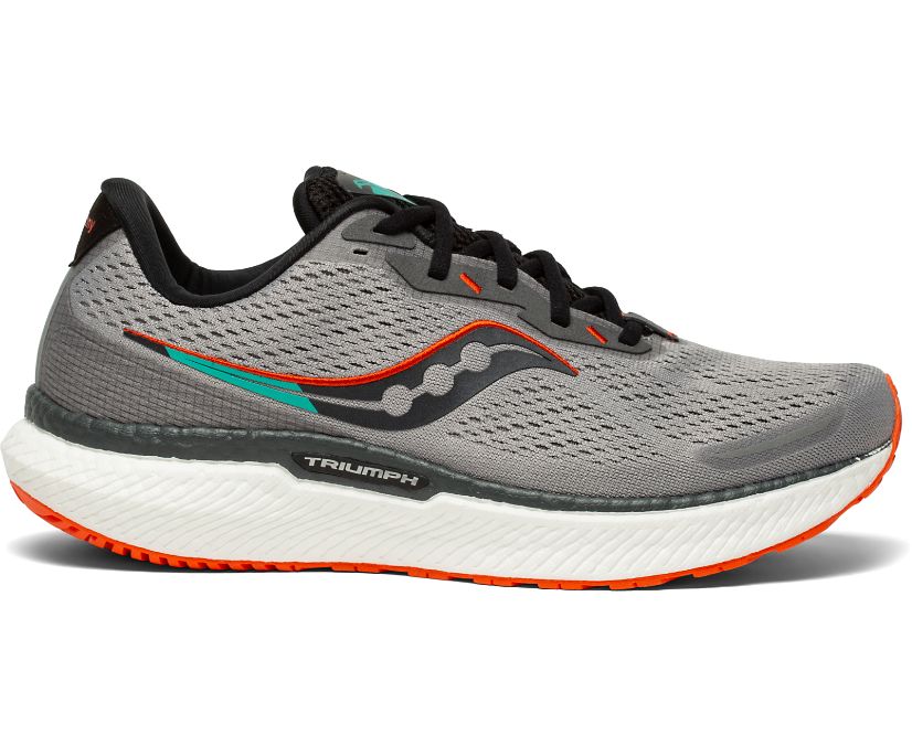 Saucony Triumph 19 Muške Cipele Za Hodanje Sive Crvene | XJNQJFHV