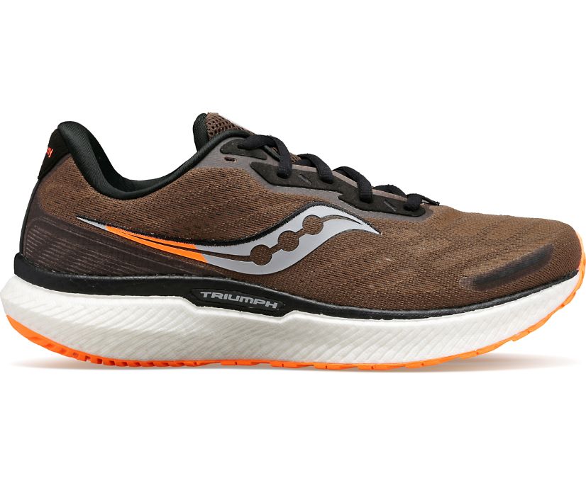 Saucony Triumph 19 Muške Tenisiće Maslinasto Zelene Narančaste | ED6E10A9