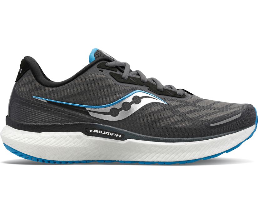 Saucony Triumph 19 Muške Tenisiće Tamno Sive Plave | QM833AVX