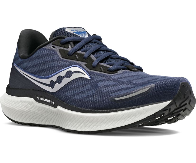 Saucony Triumph 19 Muške Tenisiće Tamnoplave Srebrne | EXZBVQ8N