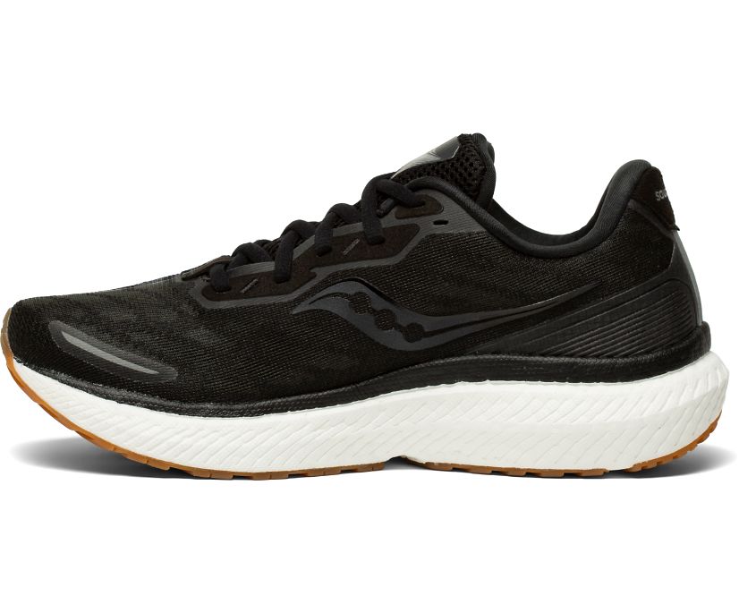 Saucony Triumph 19 Ženske Cipele Za Hodanje Crne Srebrne | UIOBRX2I