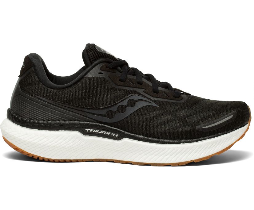 Saucony Triumph 19 Ženske Tenisiće Crne Srebrne | 616SB13E