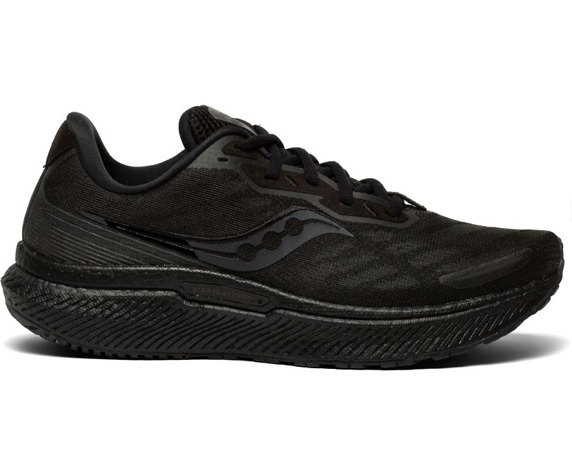 Saucony Triumph 19 Ženske Tenisiće Crne | H6XO7EWT