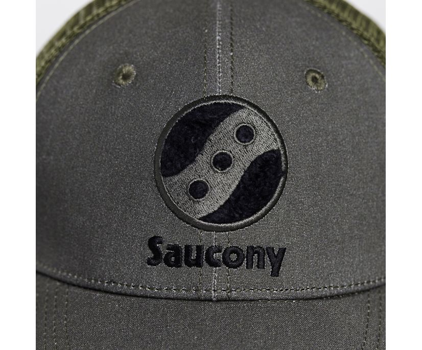 Saucony Trucker Hat Muške Šeširi Maslinasto Zelene | S0CVJ8D0