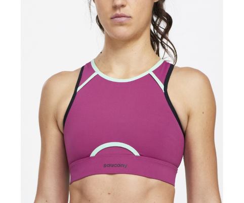 Saucony Dash Bra Top Ženske Bras Roze | 47RV6G5L