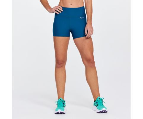 Saucony Fortify 3' Hot Short Ženske Hlače Tamnoplave | L0YWVFEE