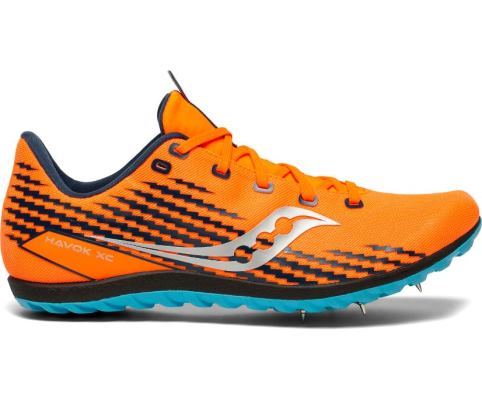 Saucony Havok XC 3 Spike Muške Tenisiće Narančaste Plave | FHZA2HBF