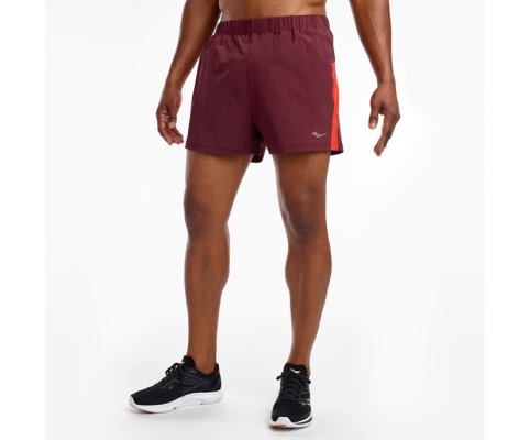 Saucony Outpace 3' Short Muške Hlače Bordo | VDZ223F4