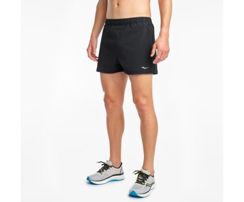 Saucony Outpace 3' Short Muške Hlače Crne | TLAIY2PR