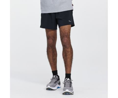 Saucony Outpace 5' Short Muške Hlače Crne | PH20BN6E