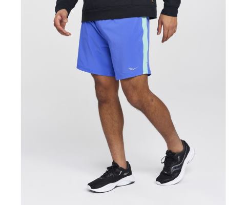 Saucony Outpace 7' Short Muške Hlače Plave | RF527GMM