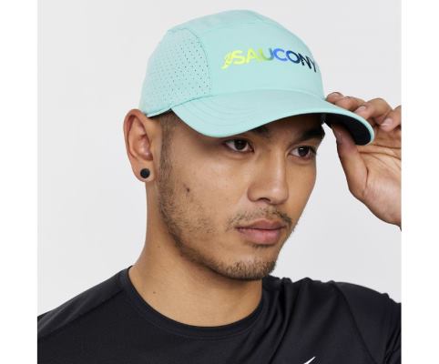 Saucony Outpace Hat Muške Šeširi Menta | BD2UQP6A