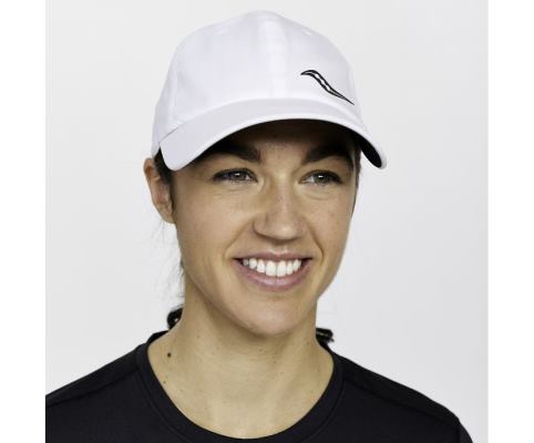 Saucony Outpace Petite Hat Muške Šeširi Bijele | WUYOGYMS