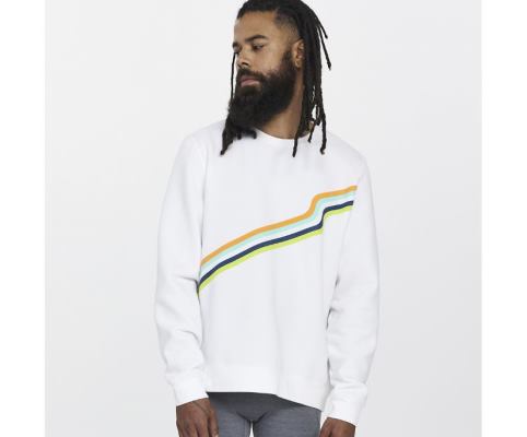 Saucony Rested Crewneck Muške Tops Bijele | N8XBJVRY