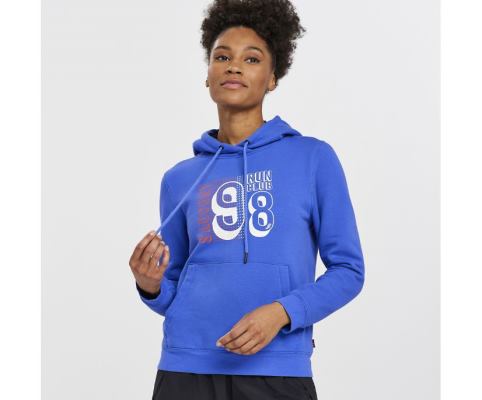 Saucony Rested Hoodie Ženske Tops Plave | WQ36FMD4