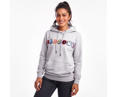 Saucony Rested Hoodie Ženske Tops Svijetlo Sive | UM8TT2F4