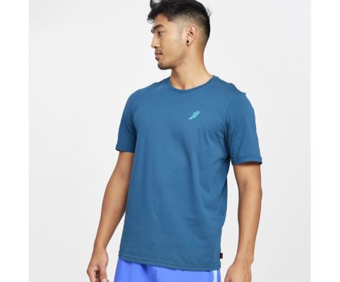 Saucony Rested T-Shirt Muške Tops Tamnoplave | S280J9TW